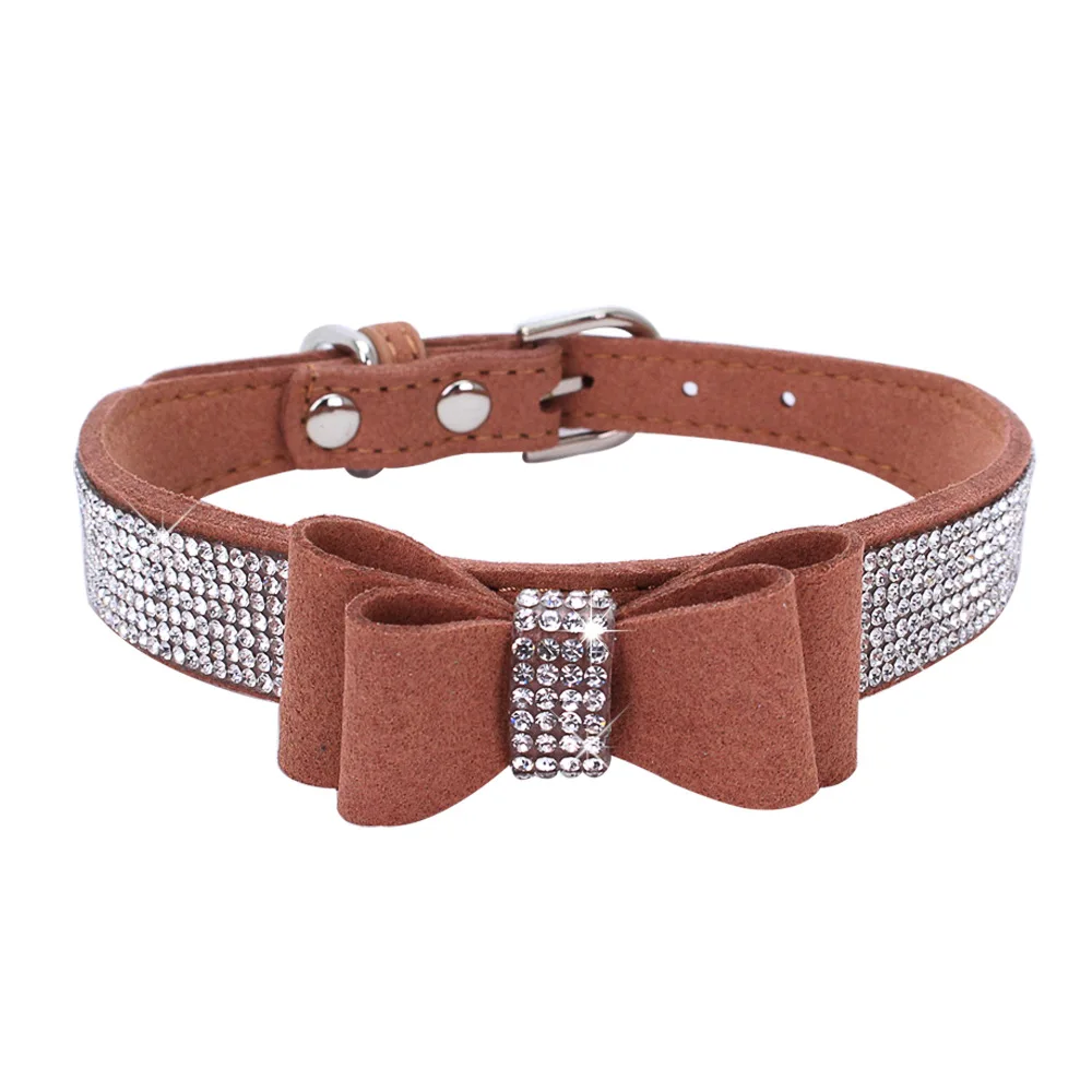 Luxury Crystal Dog Necklace Bling Rhinestone Pet Dog Chain Collar