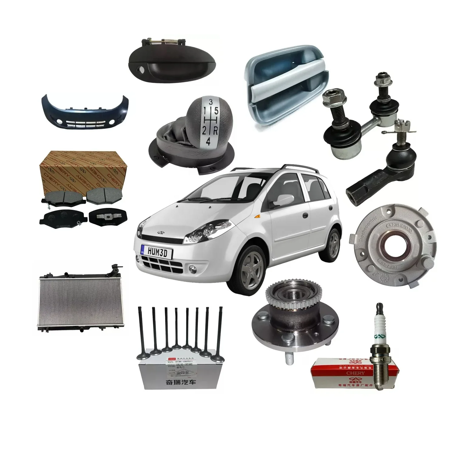 ALB-1601067704854 Chinese cars Wholesale Auto Spare Parts Body Repair Kit Accessories for chery ARAUCA A1 Face SKIN Spare Parts