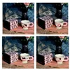 Vasos Individuales Rosados con Cuentas - 60 unidades/caja