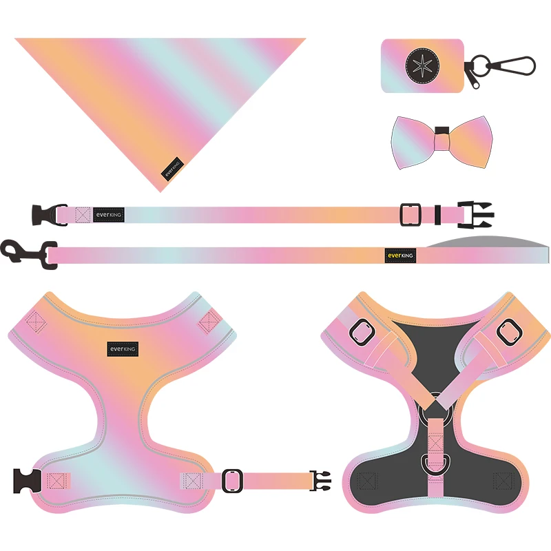 Oem Odm Custom Dog Accessories Leash And Harness Collar Tactical