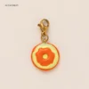 Amuletos de donut rojo