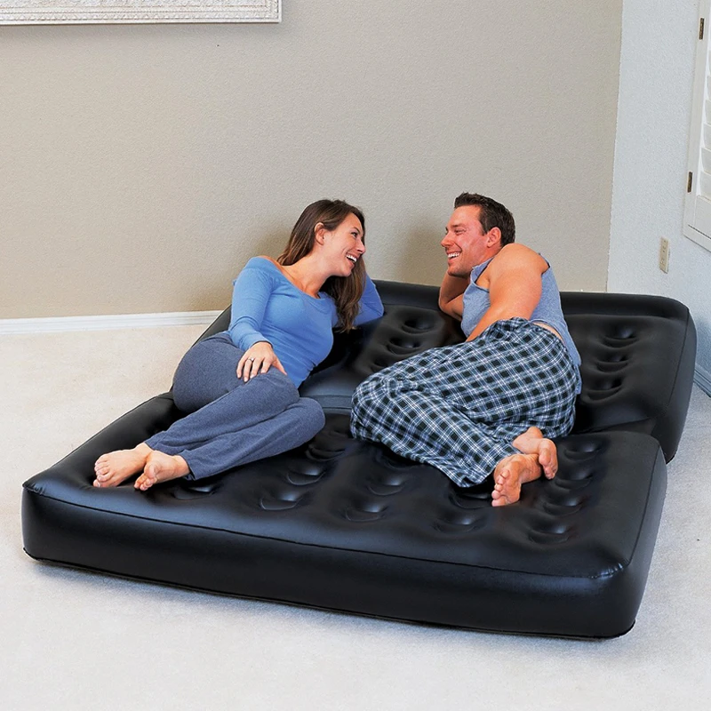 China Factory Inflatable 5 In 1 Air Sofa Bed; Pvc Blow Up Folding Sofa ...