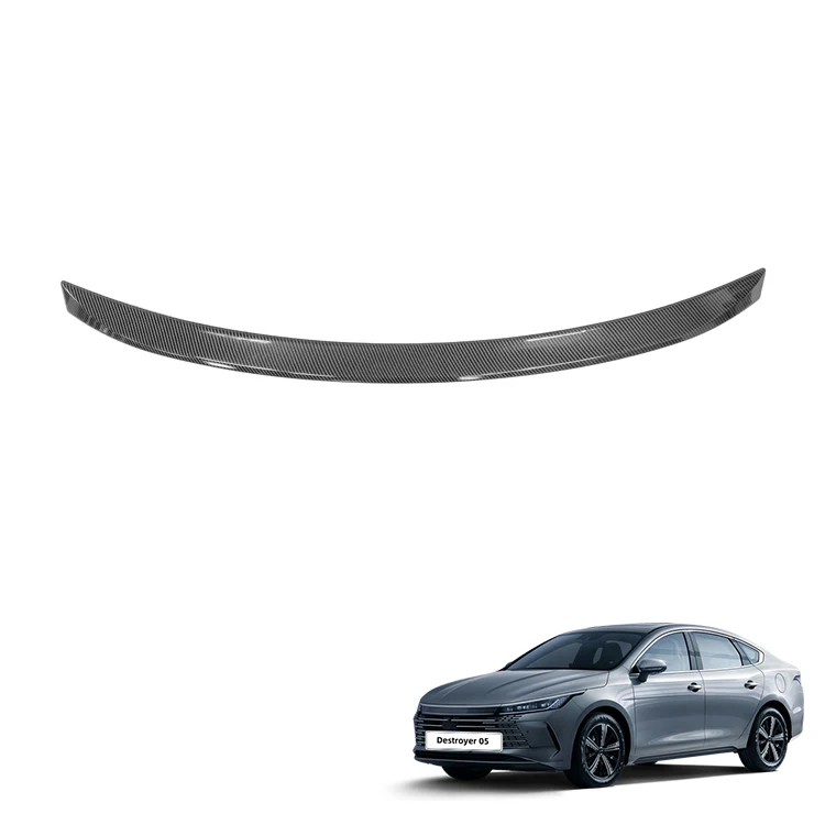 Car Spoiler Wing for BYD Destroyer 05 Accessories Chazor ABS Carbon Fiber Pattern Rear Boot Spoiler Exterior Accessories
