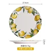 ส้มมะนาว-11 "จานขนาดใหญ่