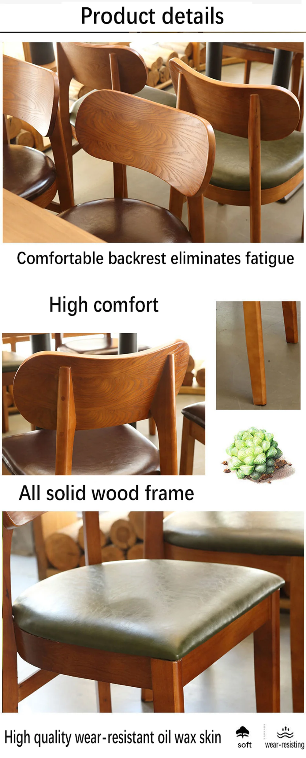 Modern Cafe Table And Chairs Coffee Shop Restaurant Furniture Kursi