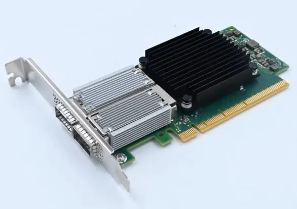 Mellanox MCX516A-CCAT Dual-Port SFP28 25GbE PCIe 3.0 x16 Network Card with ConnectX-5 for Server Applications