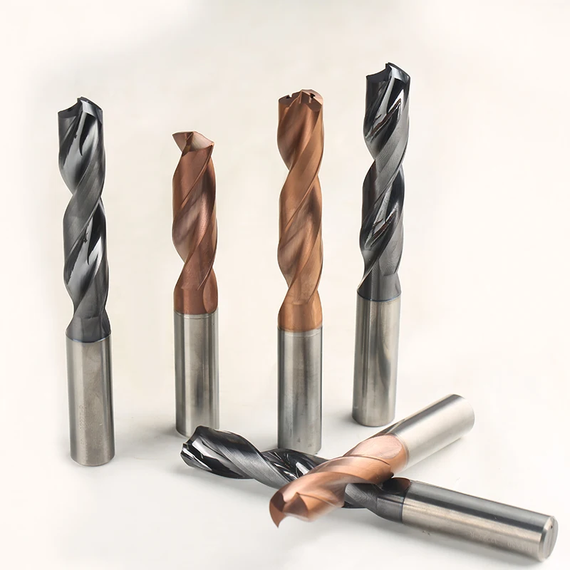 CNC Tungsten Carbide Coolant Straight Shank Twist Router Drill Bits 3D 5D Good Price Milling Cutter with OEM & ODM Supported details