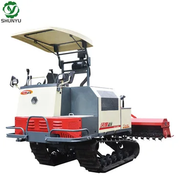 agricultural machinery WORLD rubber track tractor with rotary tiller