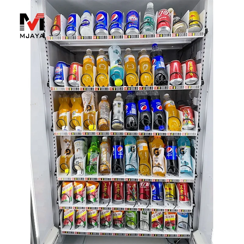 Metal QR Code Vending Machine for Paypal Apple Pay & Credit Card for Drink Beverages Snacks & Facemasks Payment System