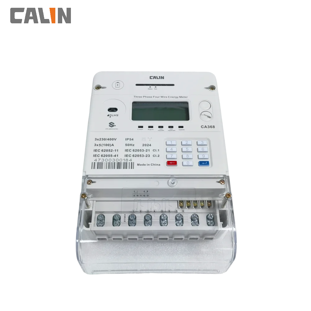 Dual-Source STS DLMS Standard Prepaid Electricity Meter with 100 A Max Current for Industrial Broad Range Applications