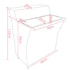 Single recessed bar counter