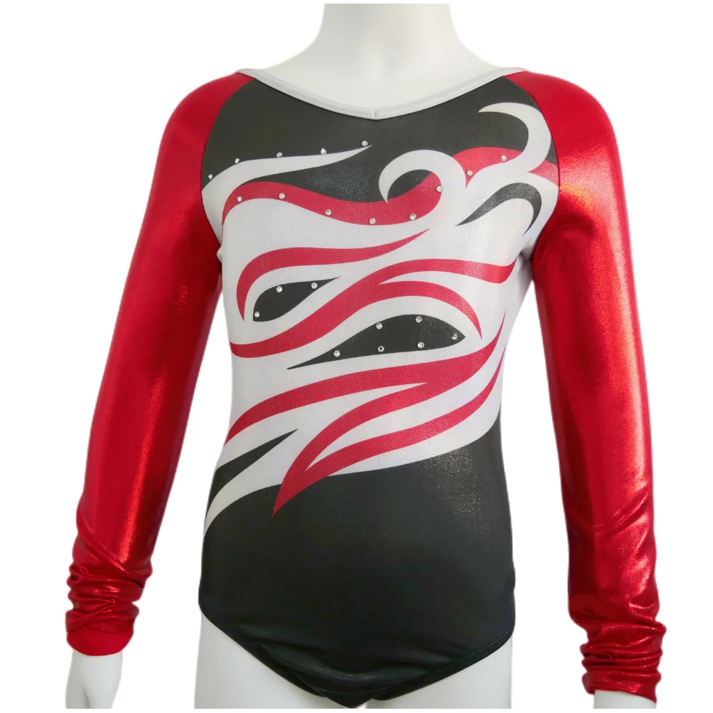 Gym Wear Gymnastics Leotards Girls Customized Size Competition Leotards