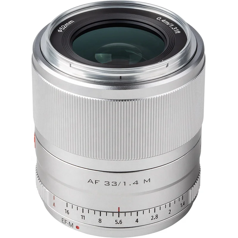 VILTOROX 33mm F1.4 Canon EF-M用 Viltrox EF-M 33mm f1.4 Autofocus APS-C Prime Lens with Dual