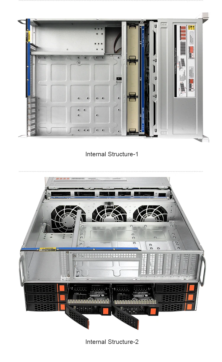 4U 36-bay Rackmount Chassis with Expander Backplane CC3X36-36S