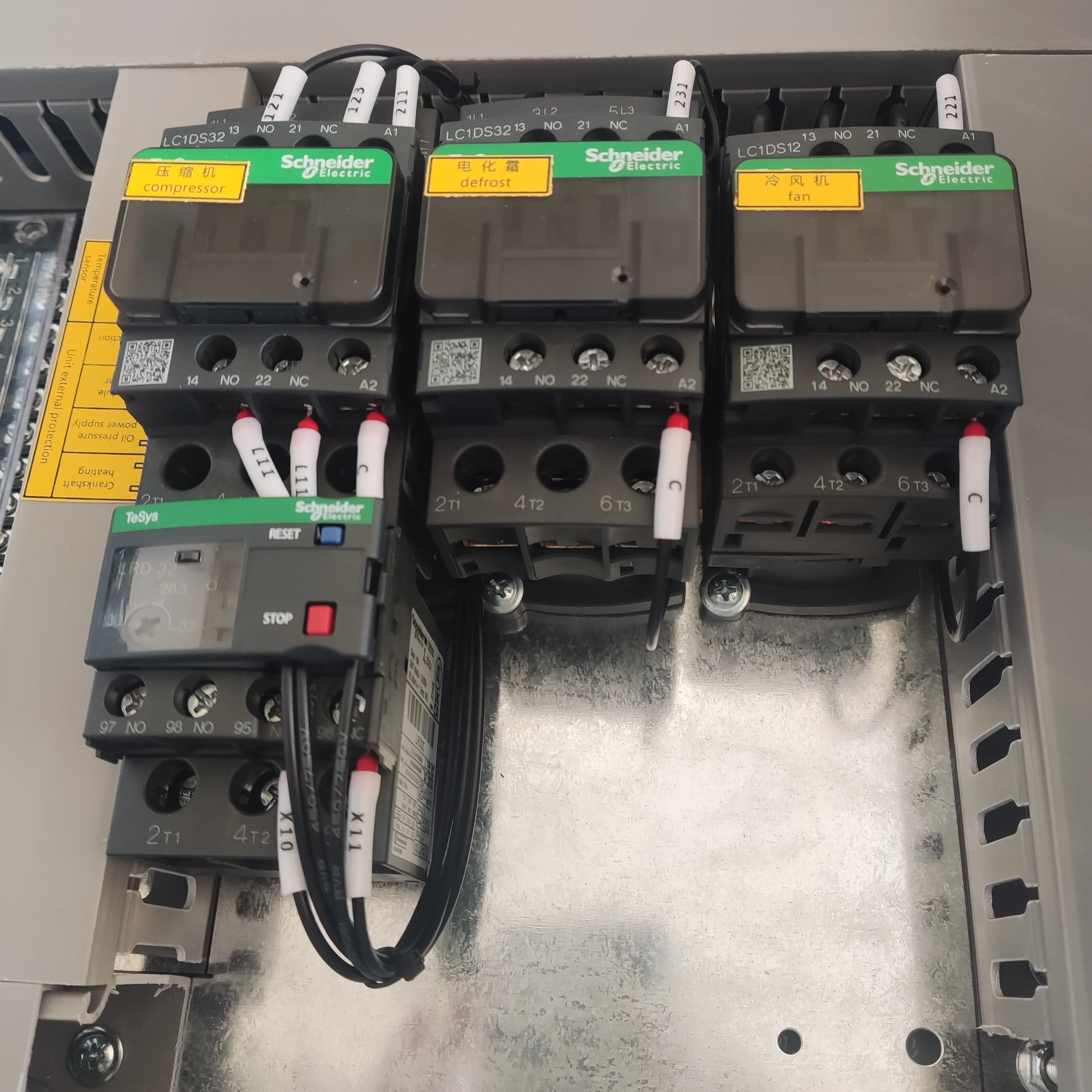 10 л. С. электрический блок управления для холодной комнаты контроль температуры индивидуальные настенные панели входа в морозильник