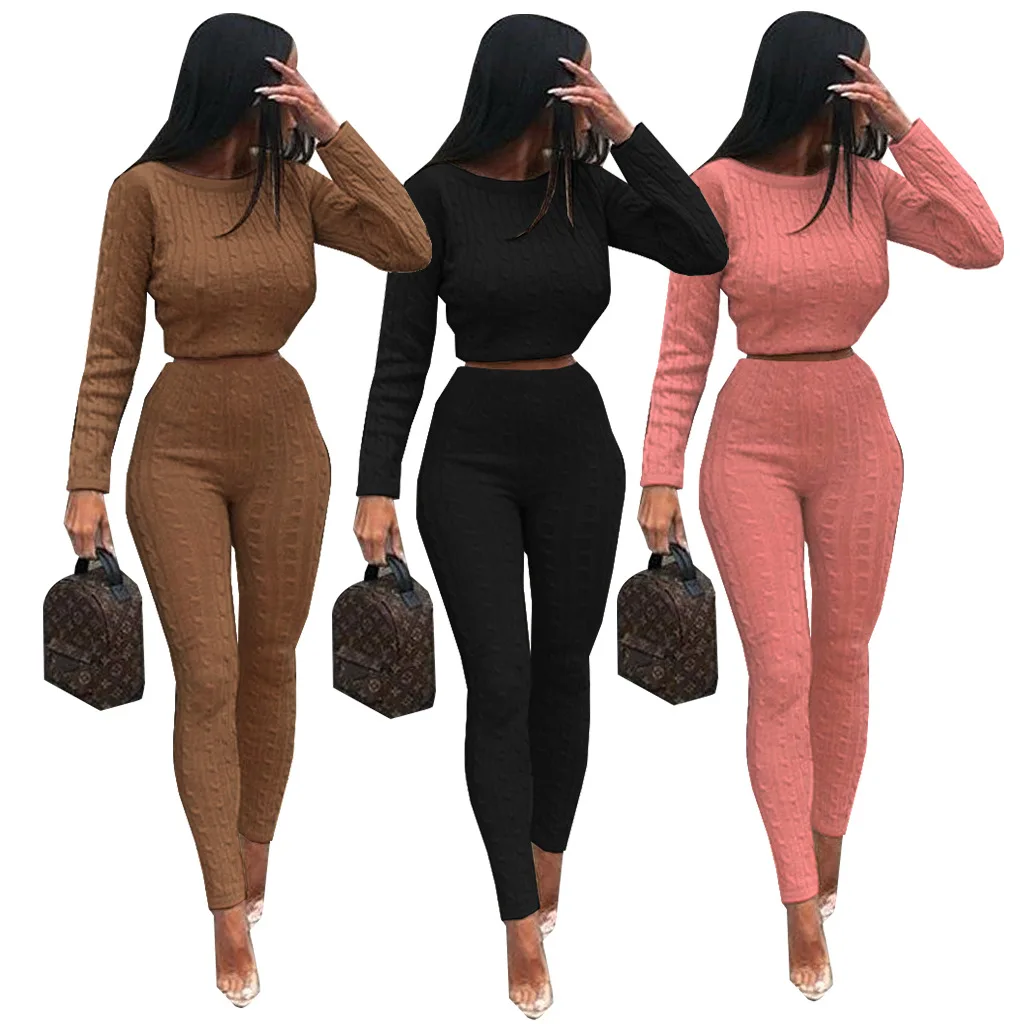 Winter Sets Womens Clothing Velvet 