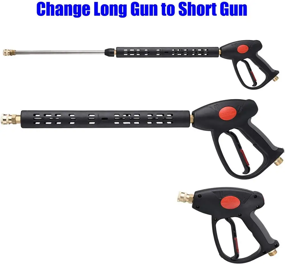 4000PSI длинные давление шайба пистолет замена Лэнс расширение палочка регулируемая длина высокого давления