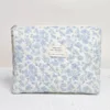 Blue flowers on white-medium
