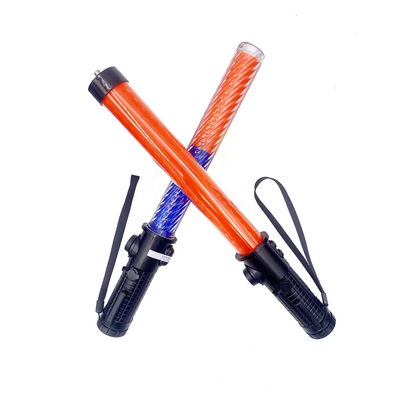 Оптовая продажа от производителя магнитная светодиодная палочка красного и синего цвета спасательный молот мигающие дубинки