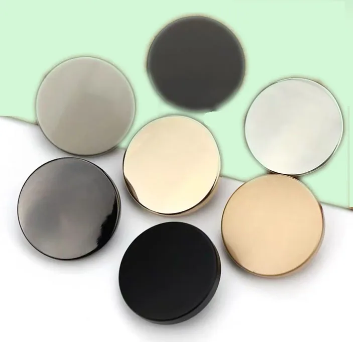 High Quality Matte Printed 4-Part Colorful Shank Spring Metal Snap Fastener Button for Decorated Clothes