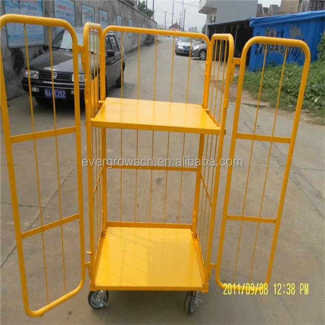 Ролл-контейнеры стиляги проволока передвижная ячейка для хранения