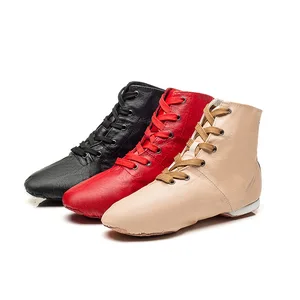 Unisex Soft-Soled Gao Bang Jazz Dance Boots Indoor Non-Slip Teachers' Dance Shoes Adult Ballet Performance Boots
