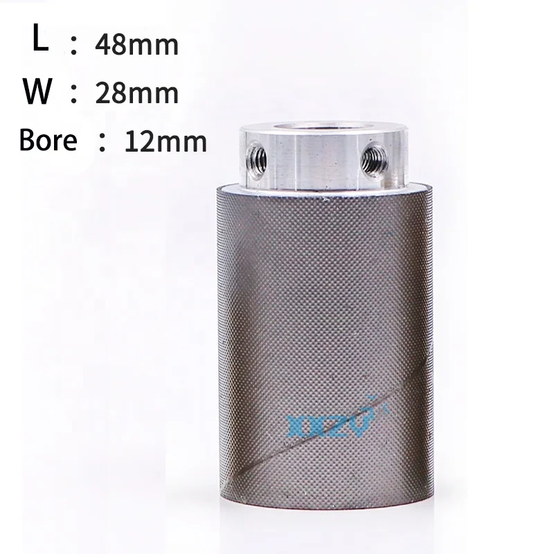 Good Quality Eco-solvent Printer Grid Roller Black Pinch Roller Inkjet Printer Grinding Wheel Steel Thorn Roller