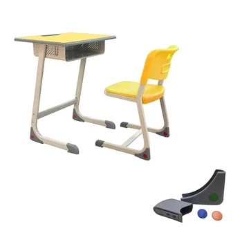 Five year warranty Africa hot sale colorful school desk and chair for student middle and primary school