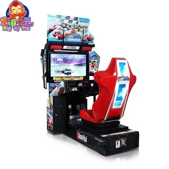 Chinese Manufacturers Wholesale Quality Indoor Amusement Center Coin Operated Arcade Outrun Driving Video Racing Car Game