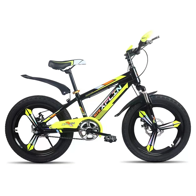 Wholesale 18 20 22 24 Inch Kids Mountain Bike 6 Speed Comfortable Steel Frame Magnesium Alloy Bicycle