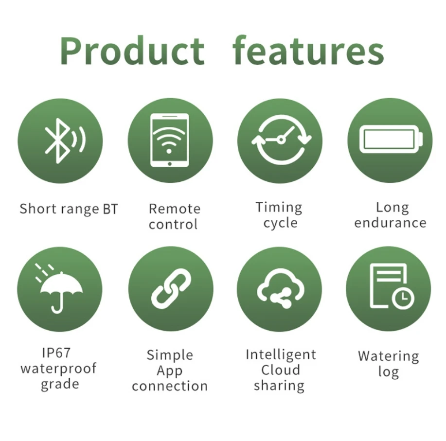 APP controlled watering timing controller, automatic intelligent watering device for watering flowers