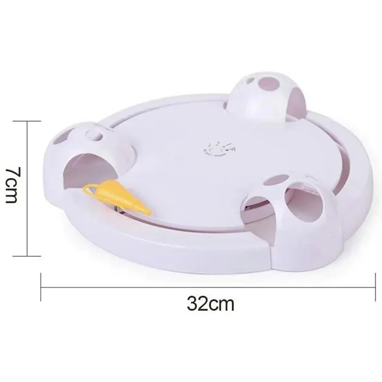 Pet Toy Electric cat Toy cat Turntable Liberate Hands Interactive Pet Toy Hunting Mouse Electric cat Turntable factory