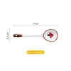 White-Mushroom ceramic spoon