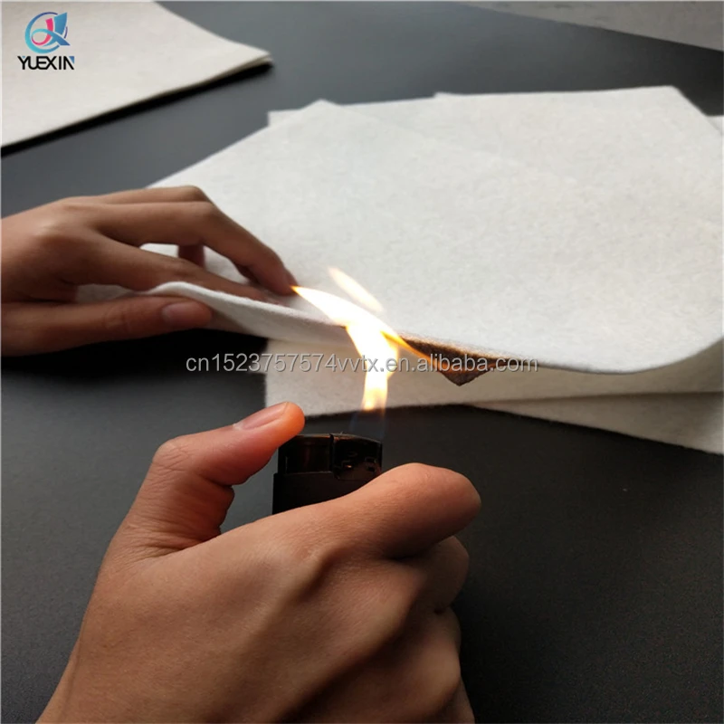 CFR 1633 Fire Resistant Nonwoven Felt For Mattress Flame Retardant fire barrier