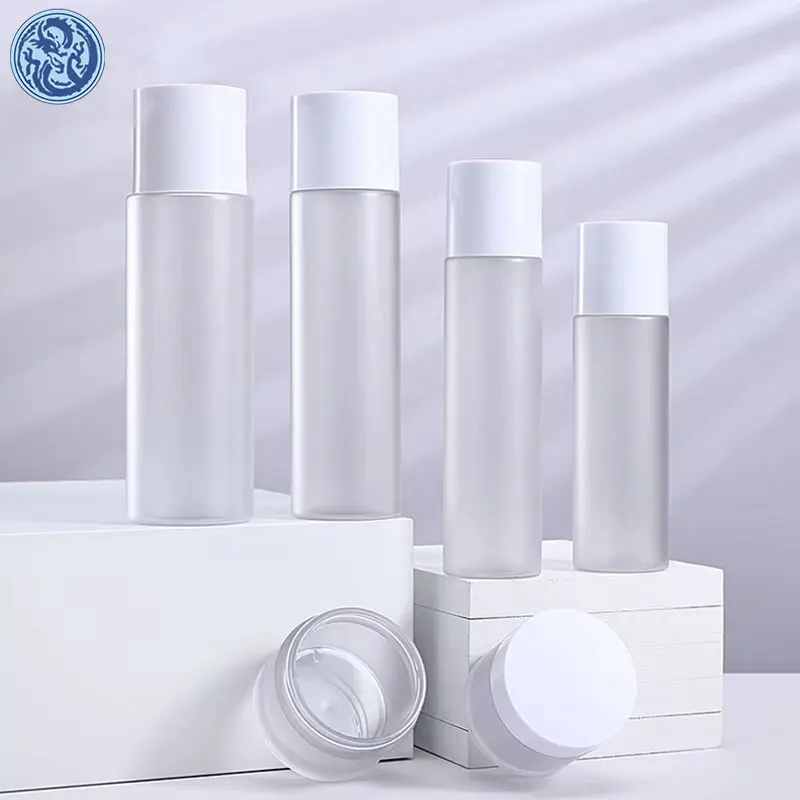 Factory Wholesale 100ml 150ml 200ml Biodegradable Round Pet Toner Empty Bottles