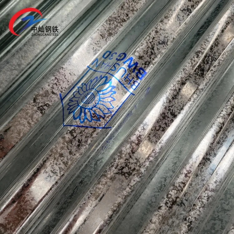 Zinc Colored Cheap Metal Galvanized Corrugated Iron Steel / Gi Steel Roofing Sheet Prices Uganda
