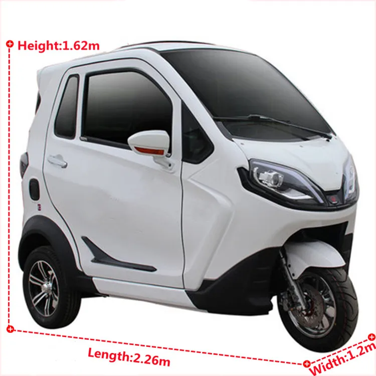 三輪車密閉型キャビンスクーターカーゴカー電気/電気三輪車