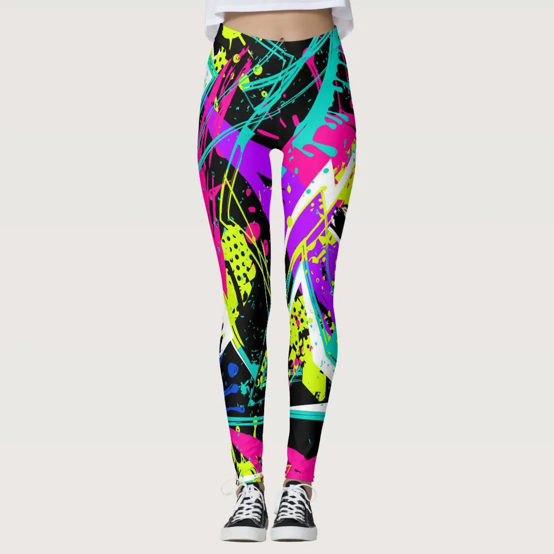 GC YG138 Digital Printing Push Up Leggings for Women