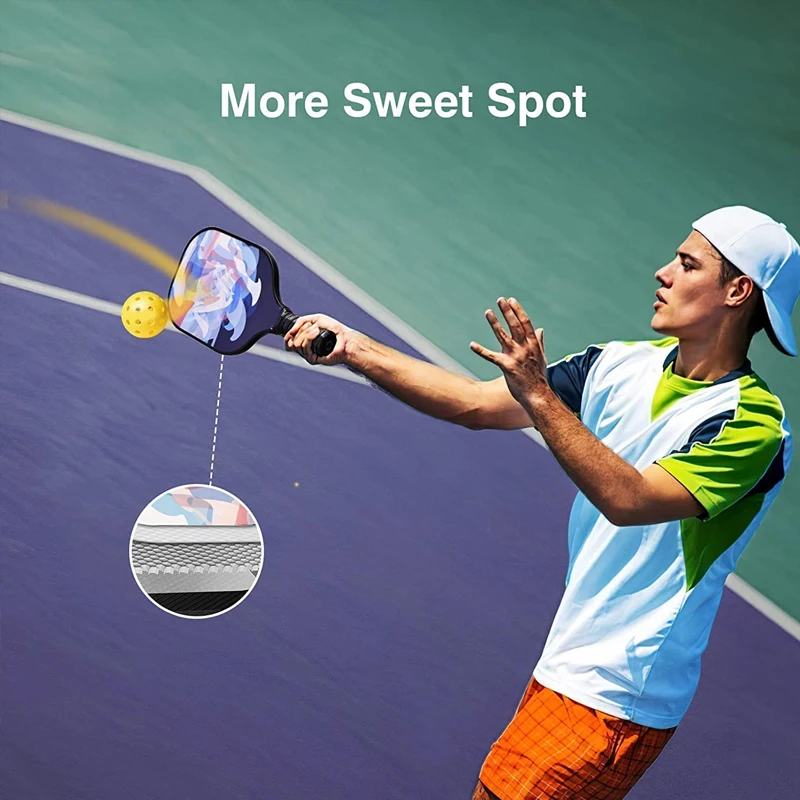 Wholesale Fiberglass Pickleball Paddles Set Of 2 With 4 Balls And 1 Bag