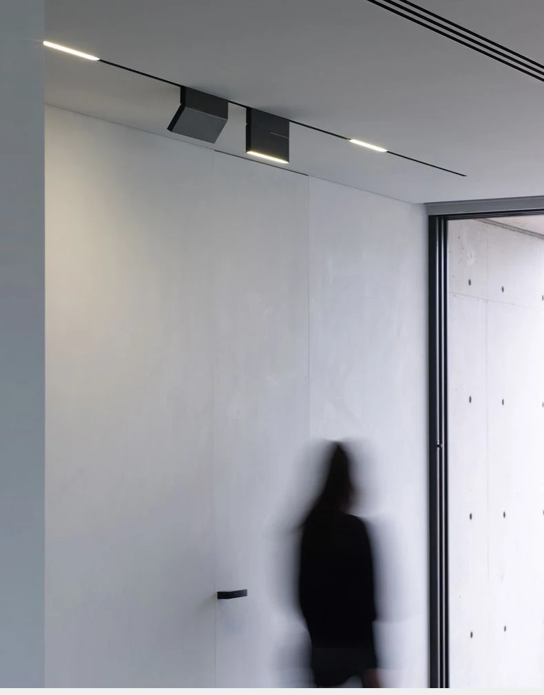 New Designer Tendencia Modern Recessed Indoor Lighting 10w 20w 30w Home Commercial Linear 24v Magnetic Led Track Focus Light