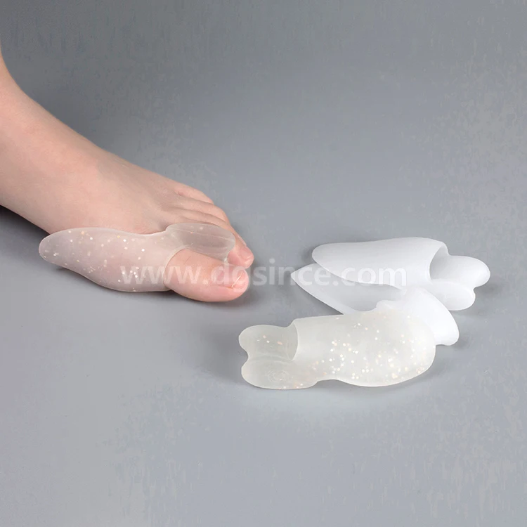 Free Sample Toe Spreader Separator Hallux Valgus Bunion Corrector Protector Silicone Gel Big Toe Bunion Pads