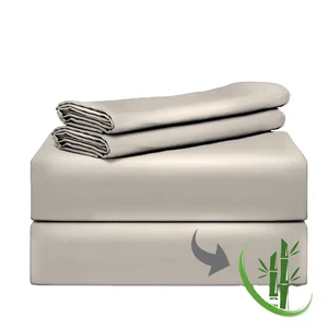 Hot Sell 4pcs Machine Washable Hotel Bedding Cooling Silky Soft Sheet Set