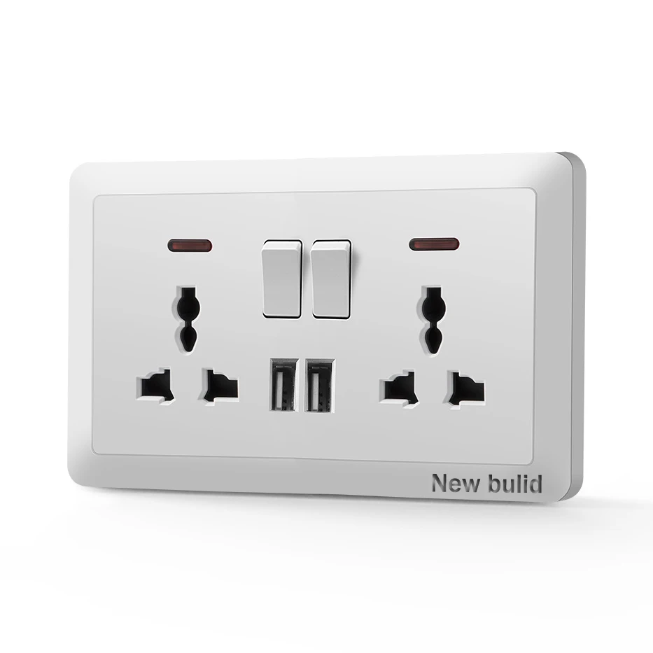 Wall Switch Uk Africa Electrical Switch Socket British Standard Switch Socket 13amp Usb Socket