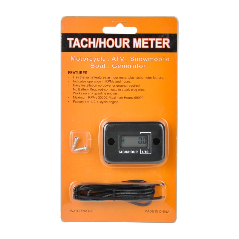 Engine Digital Tach Hour Meter Battery Hour Meter Without Reset - Buy 2 ...