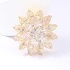 Plaqué or + diamant blanc