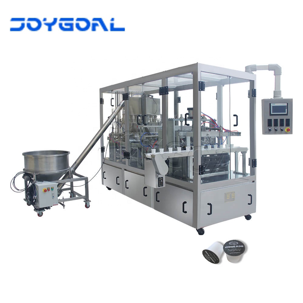 Шанхай Joygoal машина для наполнения и запечатывания кофейных капсул для k-cup nespresso milk powder