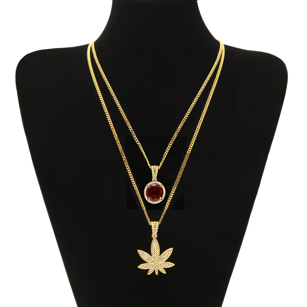 Wholesale 14k Gold Maple Leaf Pendant 