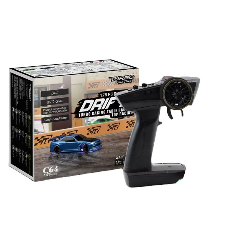 Turbo Racing Micro 1:76 Drift Rc Car Toy With Gyro Control For