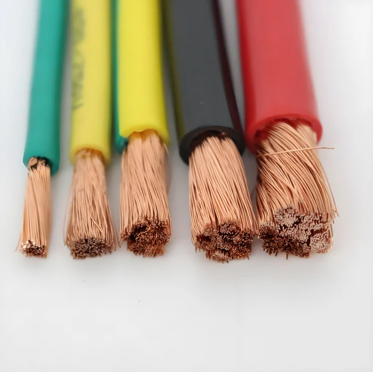 H07V-K/H07V-U copper conductor 1/2.5/4/6mm2  lighting multi-stranded flexible wire home decoration project flame retardant cable