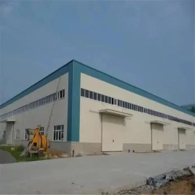 Industrial-Style Prefabricated Steel Structure Building Industrial Design Workshop-Suitable Sandwich Panel Material Warehouses